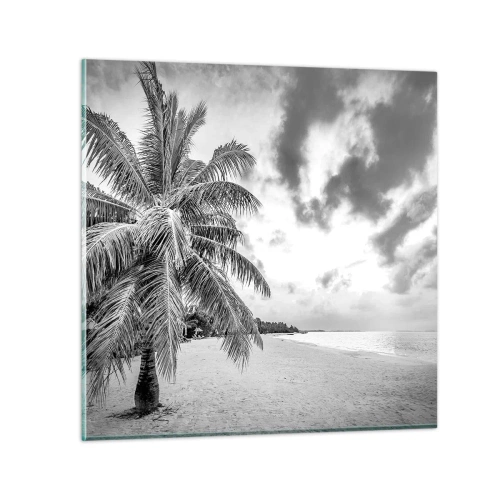 Obraz na skle - Když toužíš po samotě…. - 30x30 cm