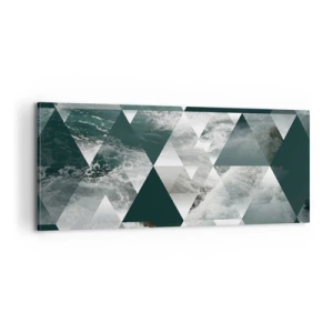 Obraz na plátně - Křišťálová perspektiva - 100x40 cm