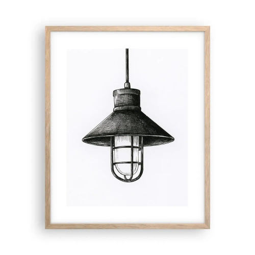 Plakát v rámu světlý dub - Jako před lety… - 40x50 cm