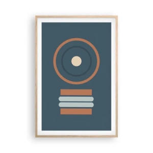 Plakát v rámu světlý dub - Podstata věcí - 61x91 cm