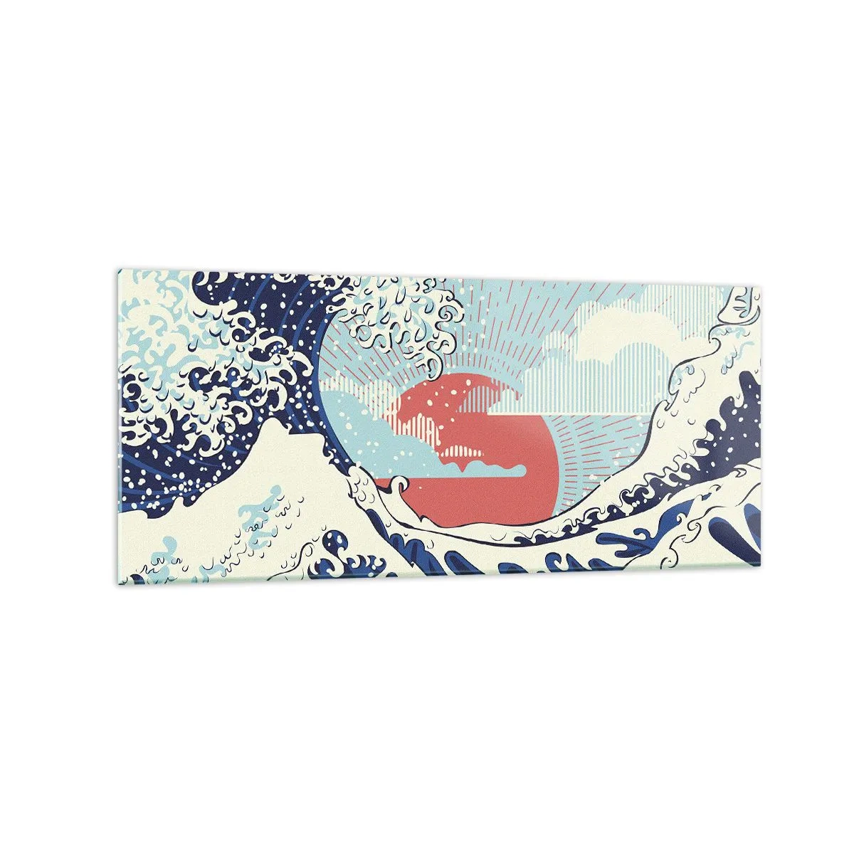 Obraz na skle - Z japonských inspirací - 120x50 cm