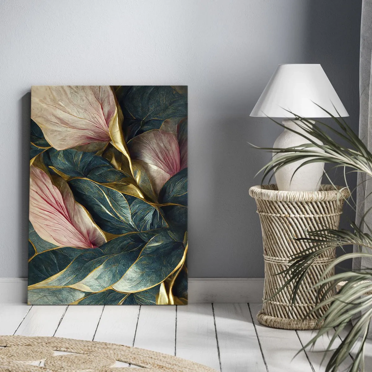 Obraz na plátně - Přirozená elegance a styl - 55x100 cm