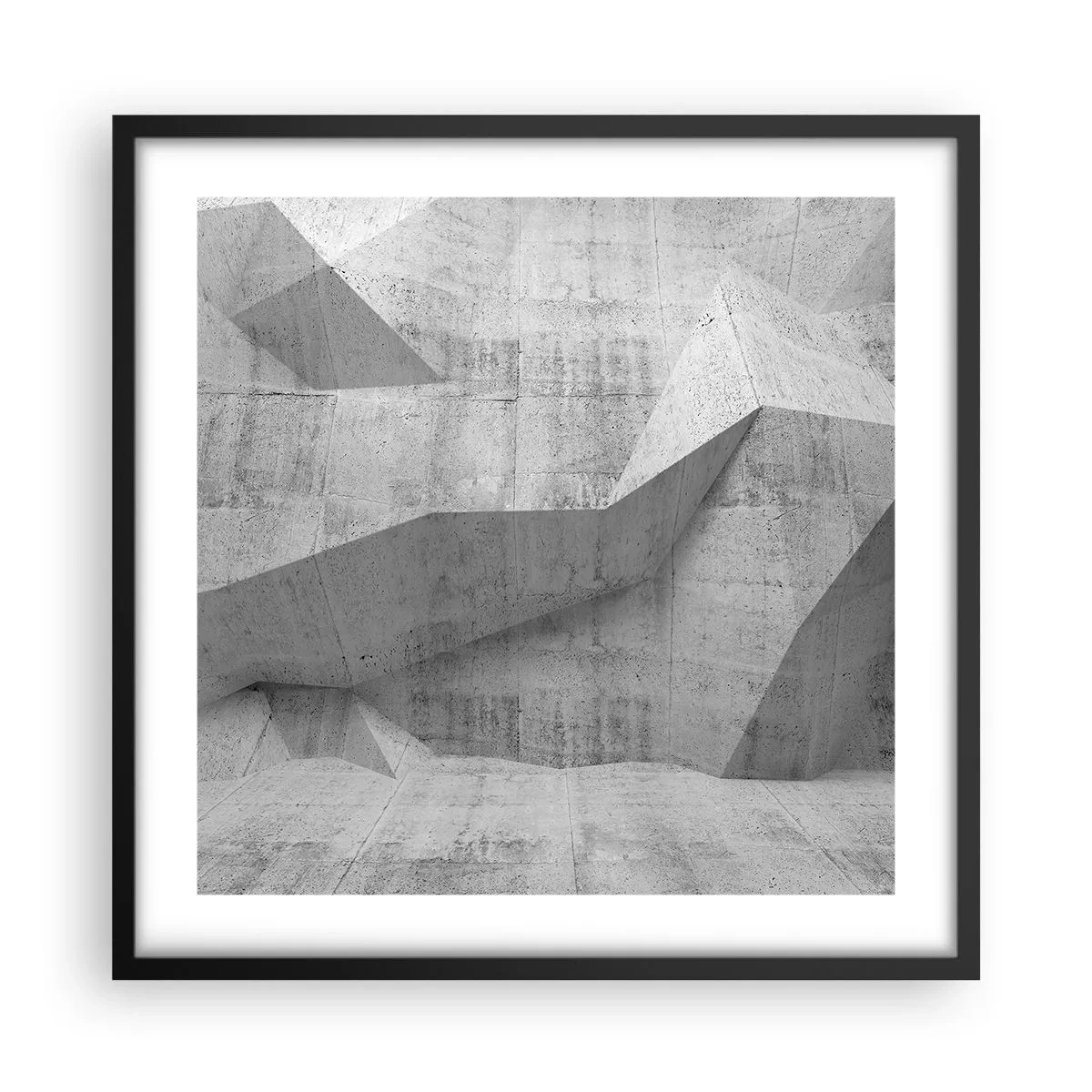 Plakát v černém rámu - Skutečná výzva - 50x50 cm