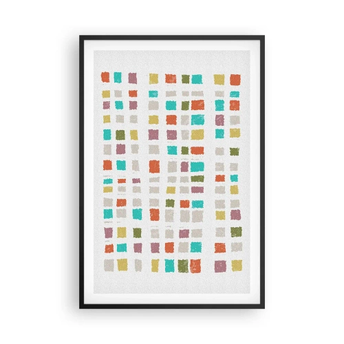 Plakát v černém rámu - Neznámá hra - 61x91 cm