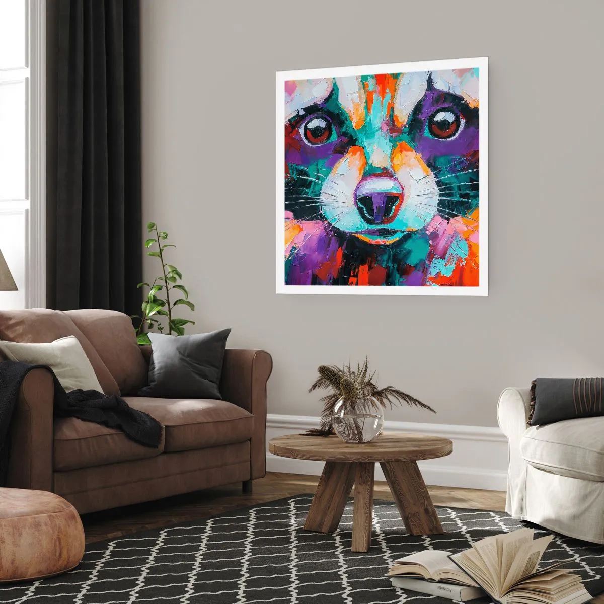 Plakát - Pouze dobré emoce - 50x50 cm