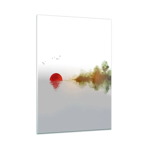 Obraz na skle - Příslib klidu - 50x70 cm