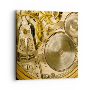 Obraz na plátně - Jdi s duchem času - 40x40 cm