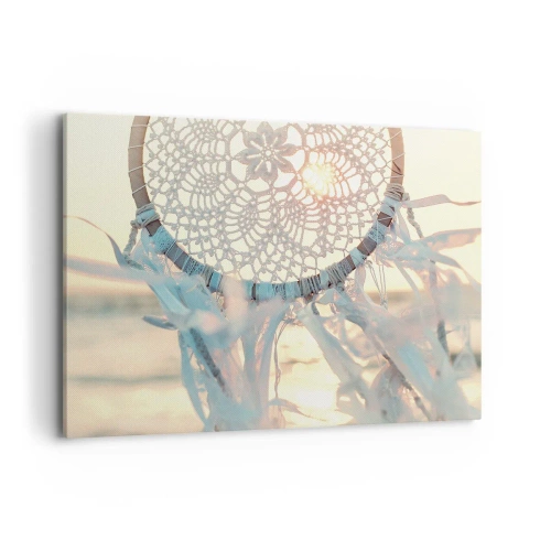 Obraz na plátně - Krajkový totem - 100x70 cm