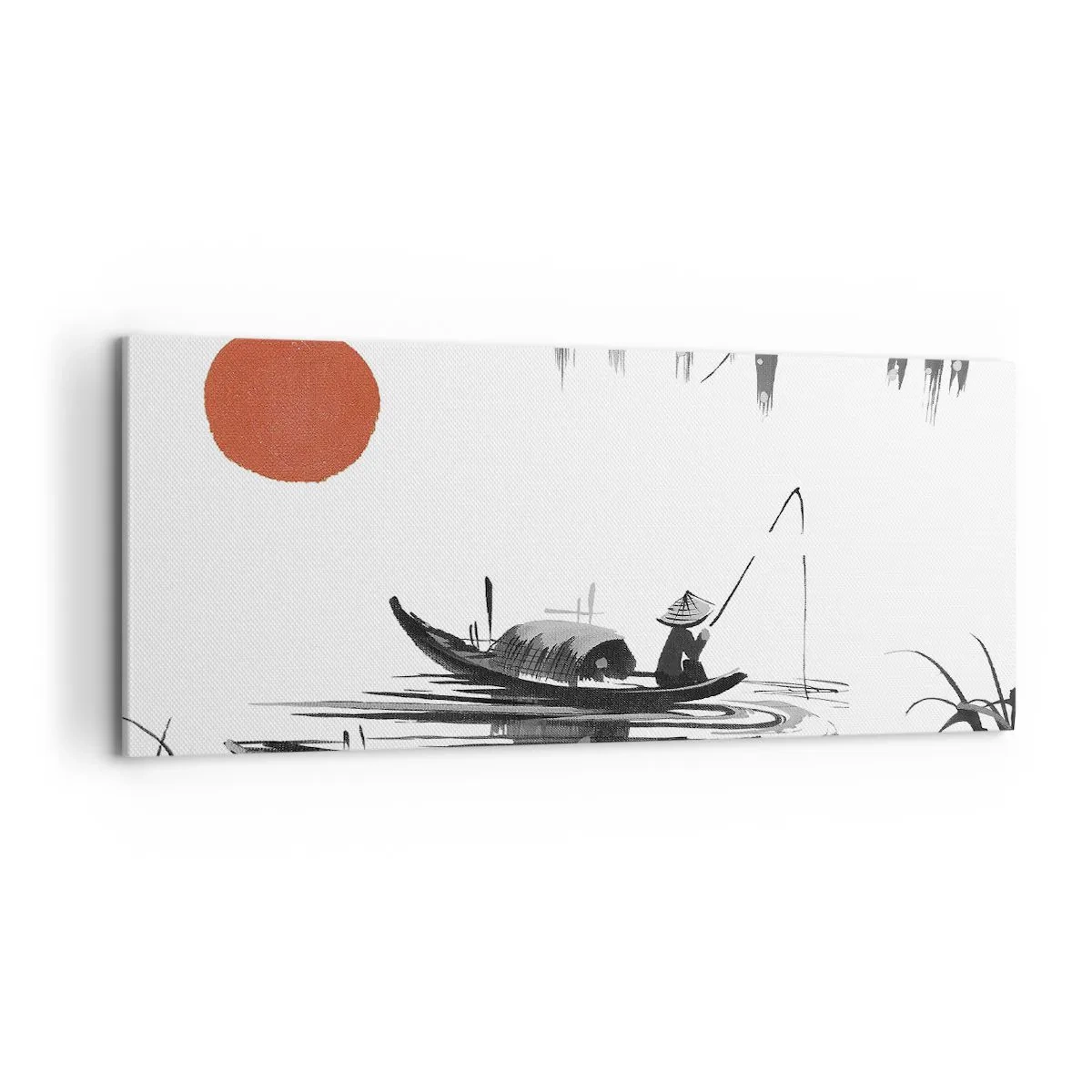 Obraz na plátně - Asijské odpoledne - 100x40 cm