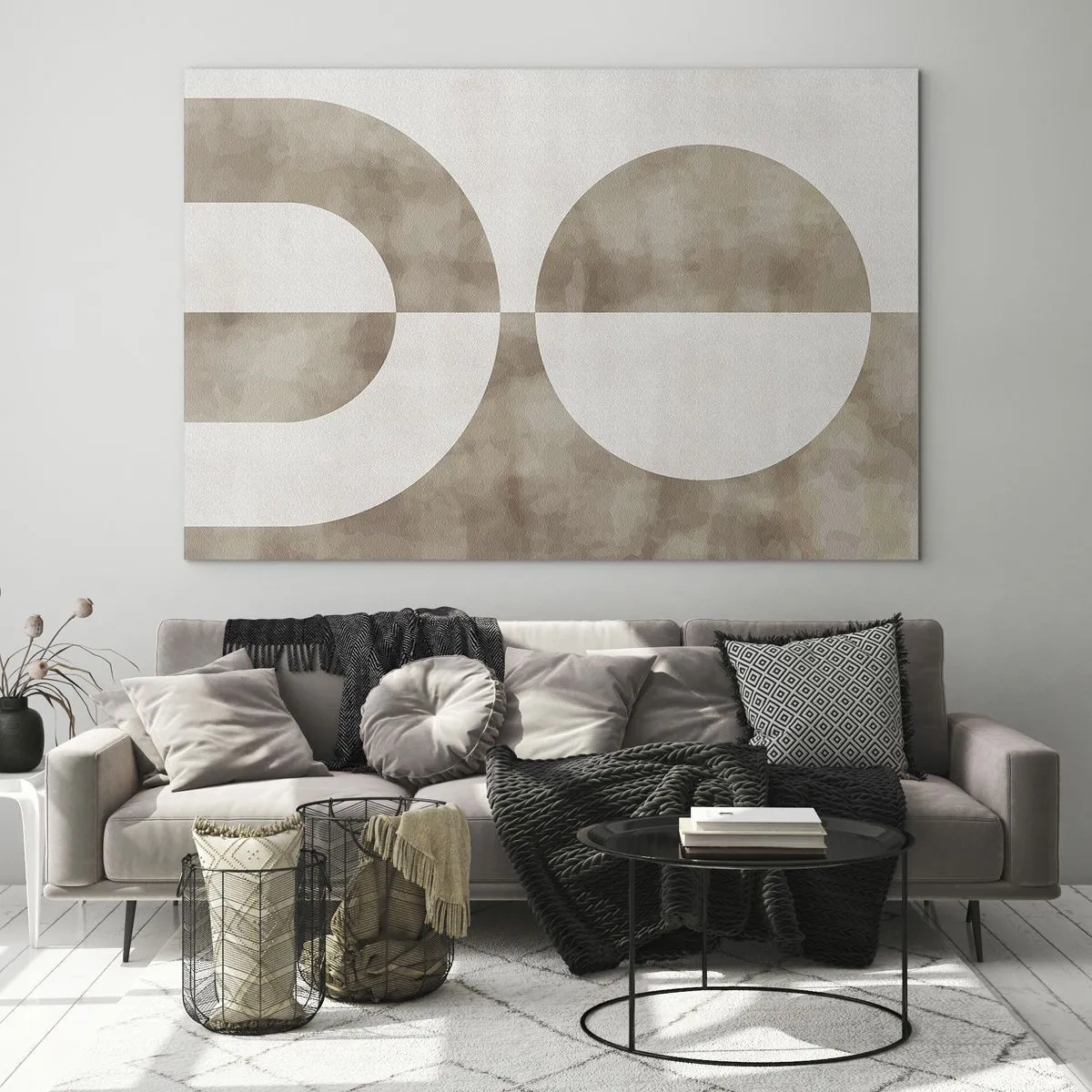Obraz na skle - Podobnosti a rozdíly - 70x50 cm