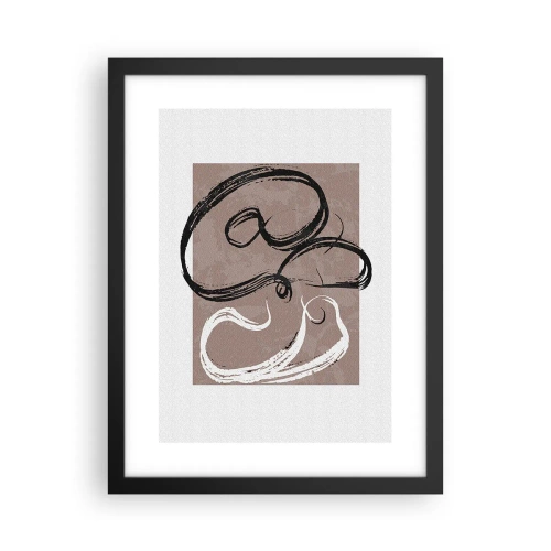 Plakát v černém rámu - Kompozice – hledání úplnosti - 30x40 cm