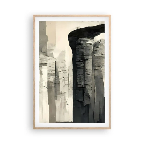 Plakát v rámu světlý dub - Majestátnost starožitnosti - 61x91 cm
