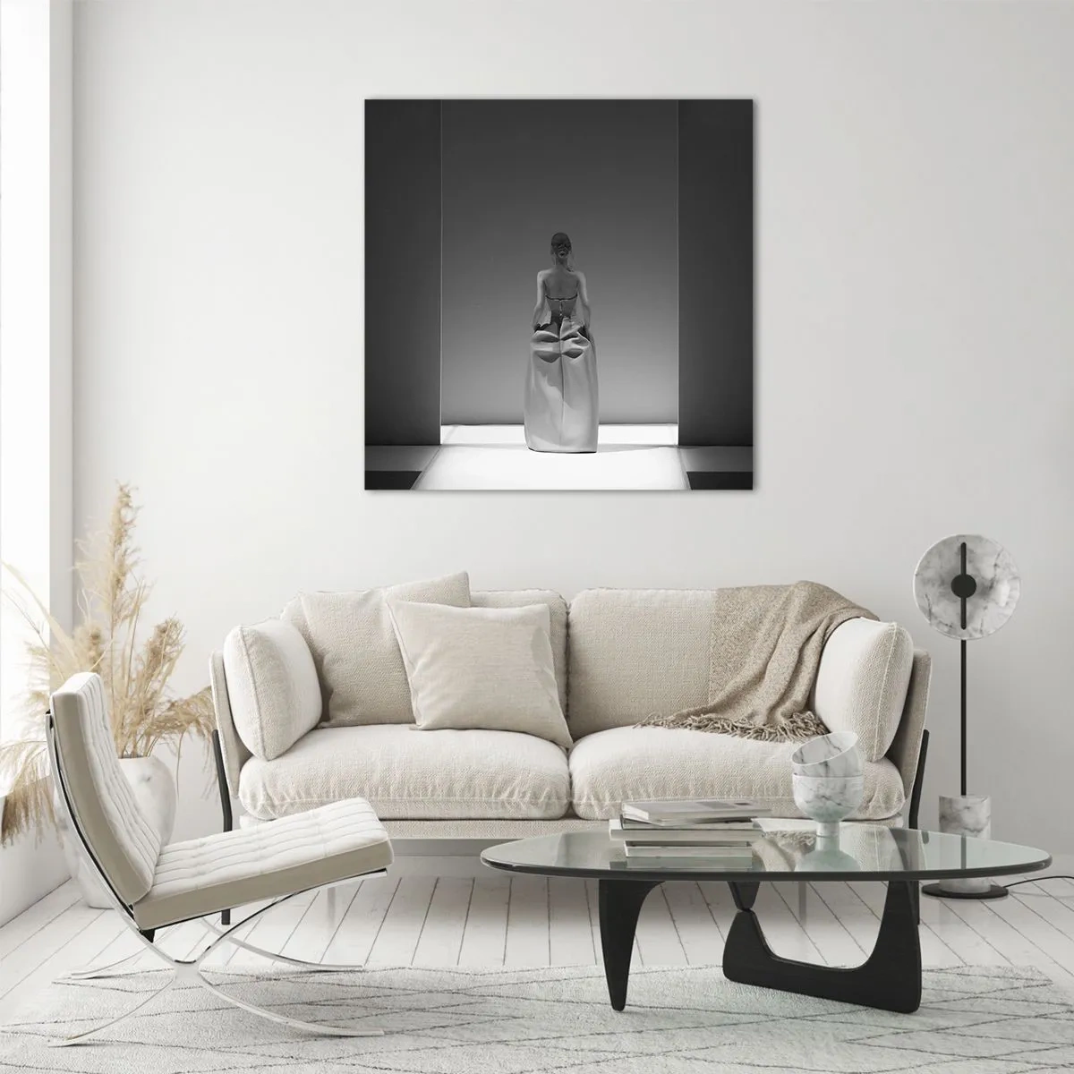 Obraz na skle - Rafinovaná jednoduchost - 70x70 cm
