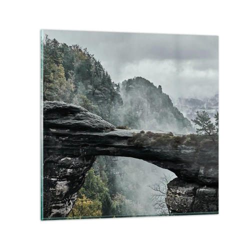 Obraz na skle - Dobrodružství právě začíná - 40x40 cm