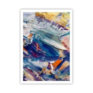Plakát - Chaos barev - 70x100 cm
