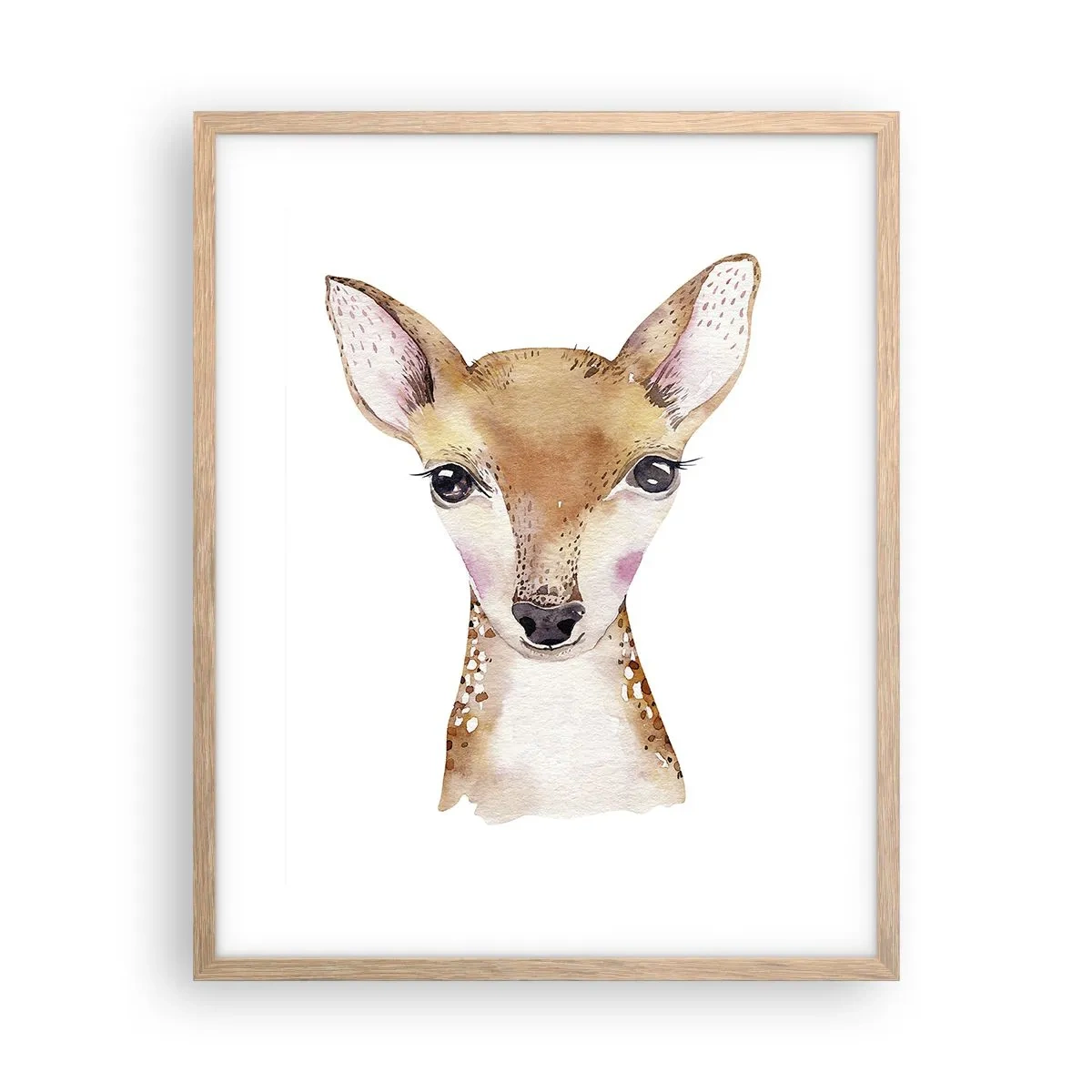 Plakát v rámu světlý dub - Povaha nevinnosti - 40x50 cm