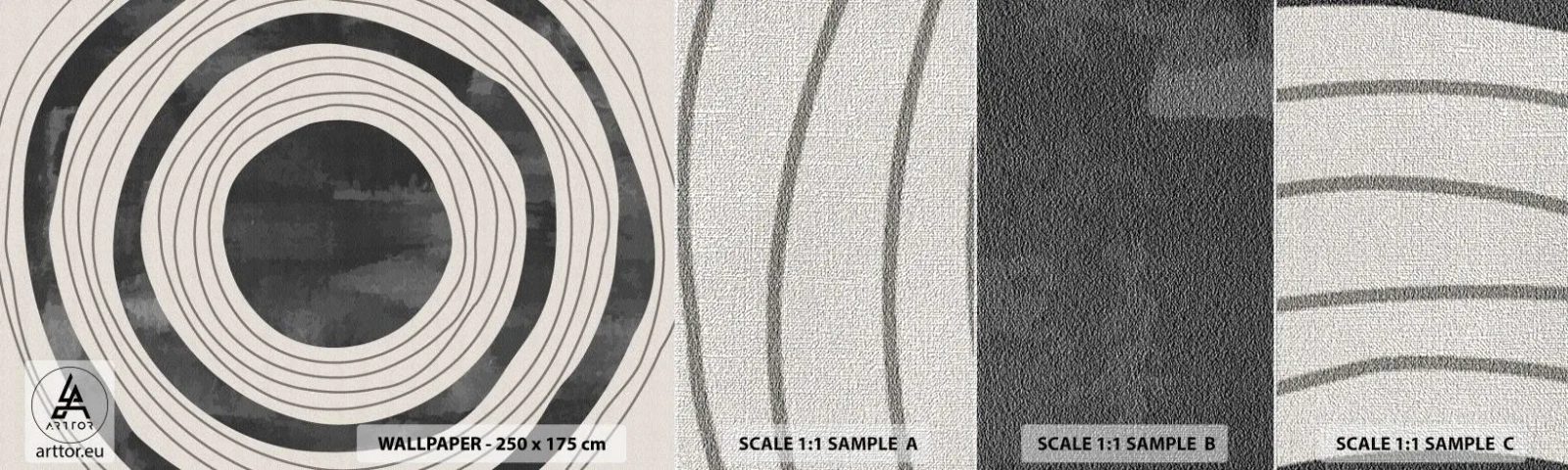 Vzor Fototapety Premium Canvas - Přesný zásah - Kola, Minimalismus, Letitý - 100x30 cm