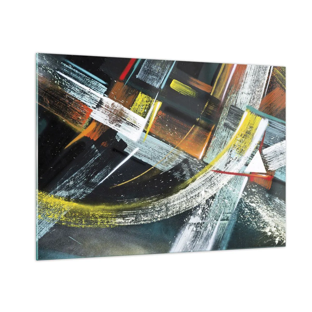 Obraz na skle - Energie pohybu - 100x70 cm