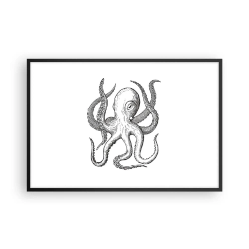 Plakát v černém rámu - Tančící s vlnami - 91x61 cm