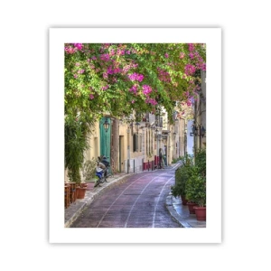 Plakát - Kvetoucí zákoutí - 40x50 cm