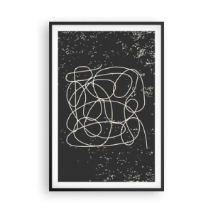Plakát v černém rámu - Toulání myslí - 61x91 cm