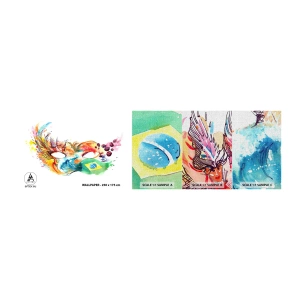 Vzor Fototapety Premium Canvas - Brazílie vítá sambou - Kapuce, Karneval, Abstrakce - 100x30 cm