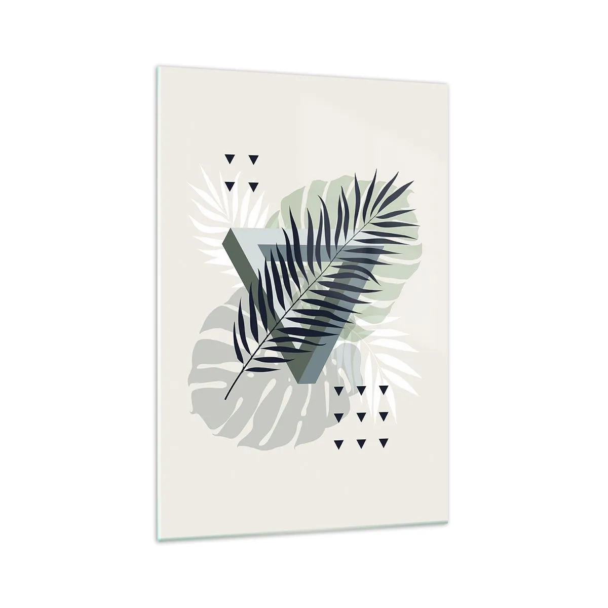 Obraz na skle - Příroda a geometrie – dva řády? - 70x100 cm