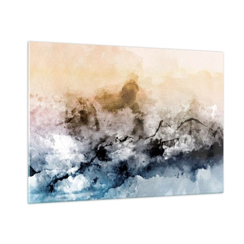 Obraz na skle - Ponořené do mračna mlhy - 100x70 cm