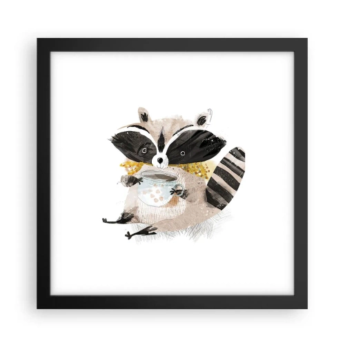 Plakát v černém rámu - Můj přítel mýval - 30x30 cm