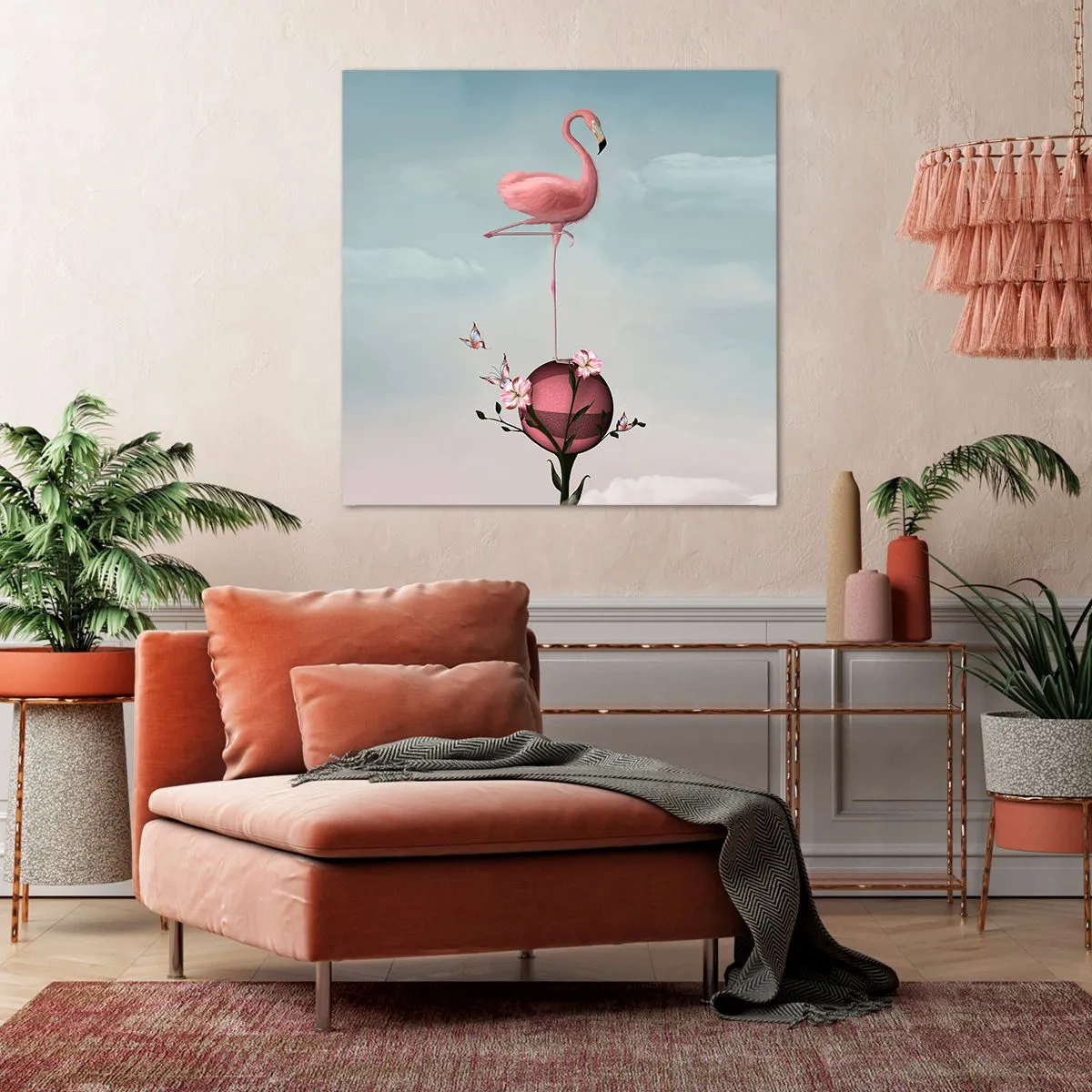 Obraz na plátně - Basketbalová alegorie - 70x70 cm