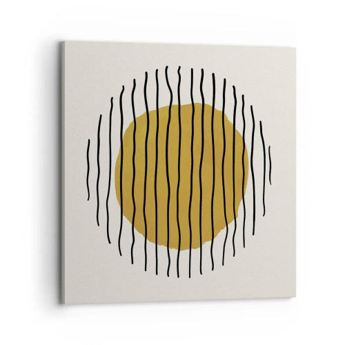 Obraz na plátně - Abstrakce chvějící se žárem - 70x70 cm