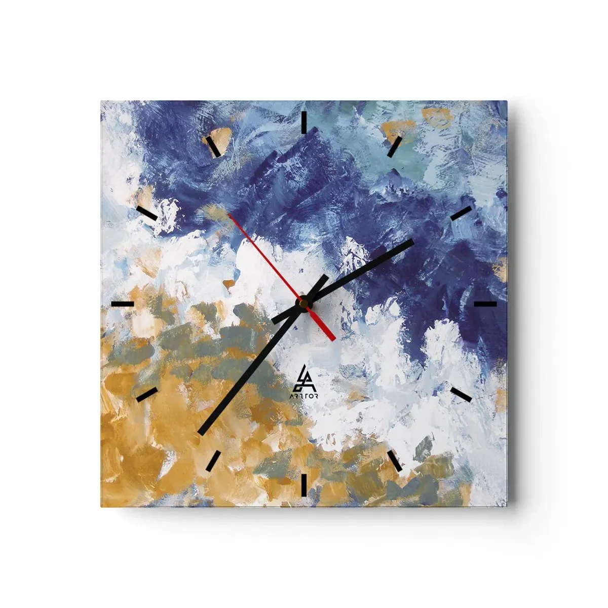 Nástěnné hodiny - Tanec živlů - 30x30 cm