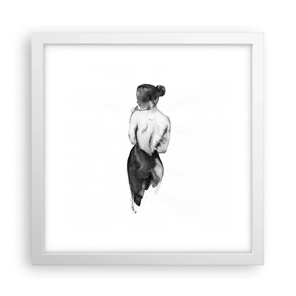 Plakát v bílém rámu - Mizející svět - 30x30 cm