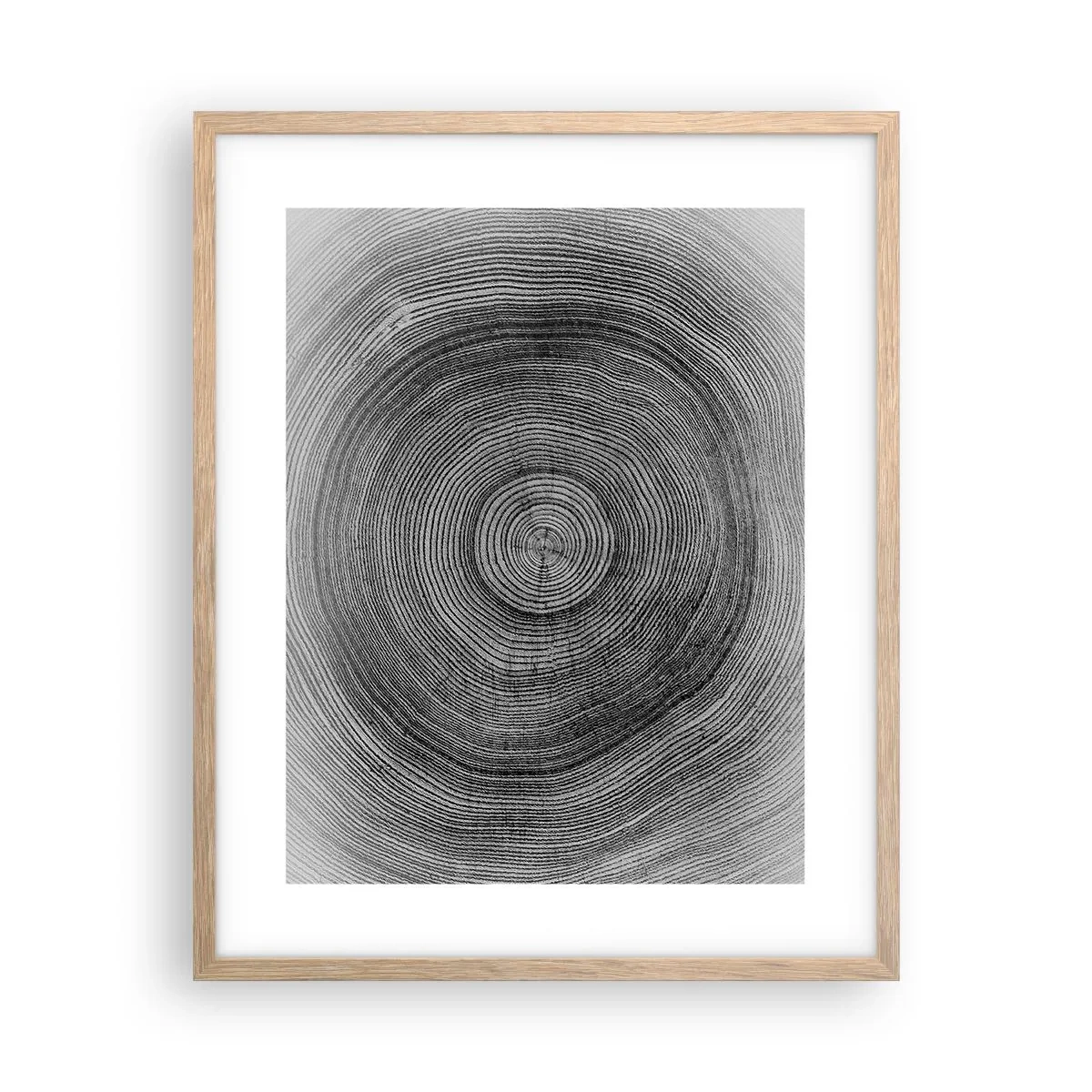 Plakát v rámu světlý dub - Znamení doby - 40x50 cm