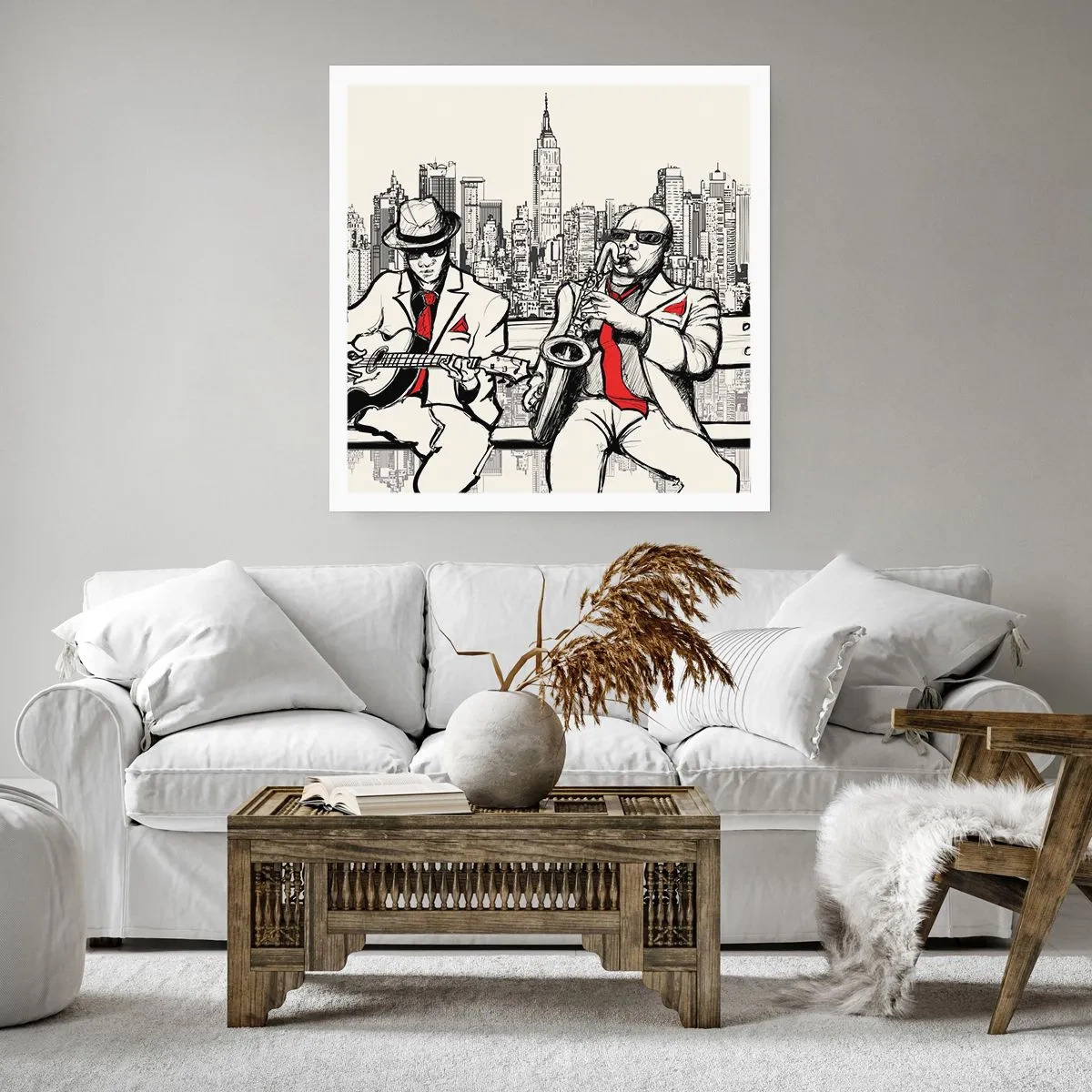 Plakát - Newyorská improvizace - 40x40 cm