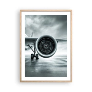 Plakát v rámu světlý dub - Toto je síla! - 50x70 cm