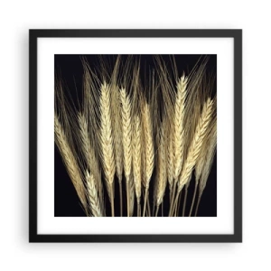 Plakát v černém rámu - Rustikální magie - 40x40 cm