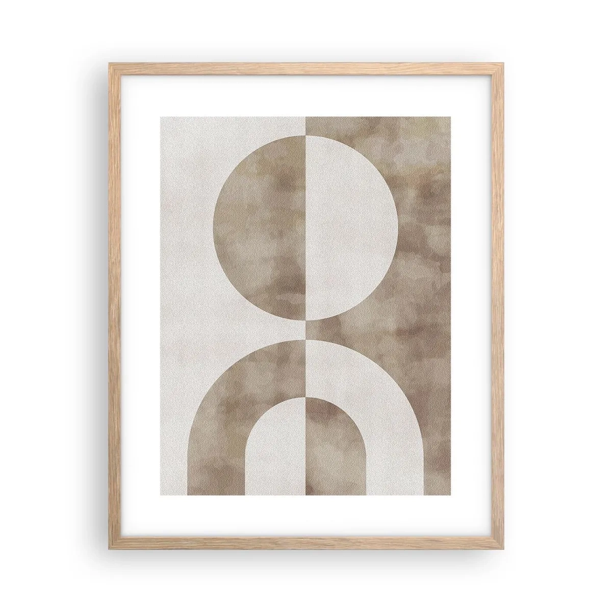 Plakát v rámu světlý dub - Podobnosti a rozdíly - 40x50 cm