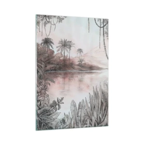 Obraz na skle - Deník cestovatele z 19. století - 50x70 cm