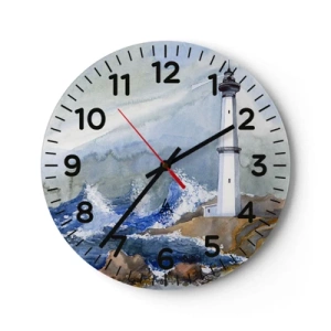 Nástěnné hodiny - Proti tmě a hromobití - 30x30 cm