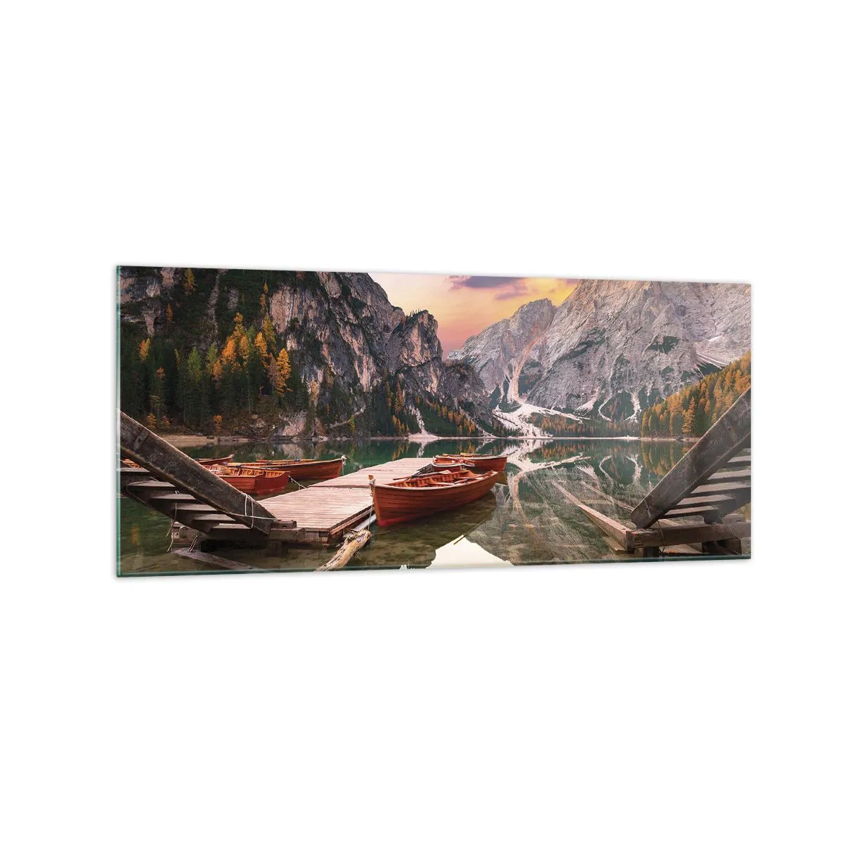 Obraz na skle - Slib dne - 120x50 cm