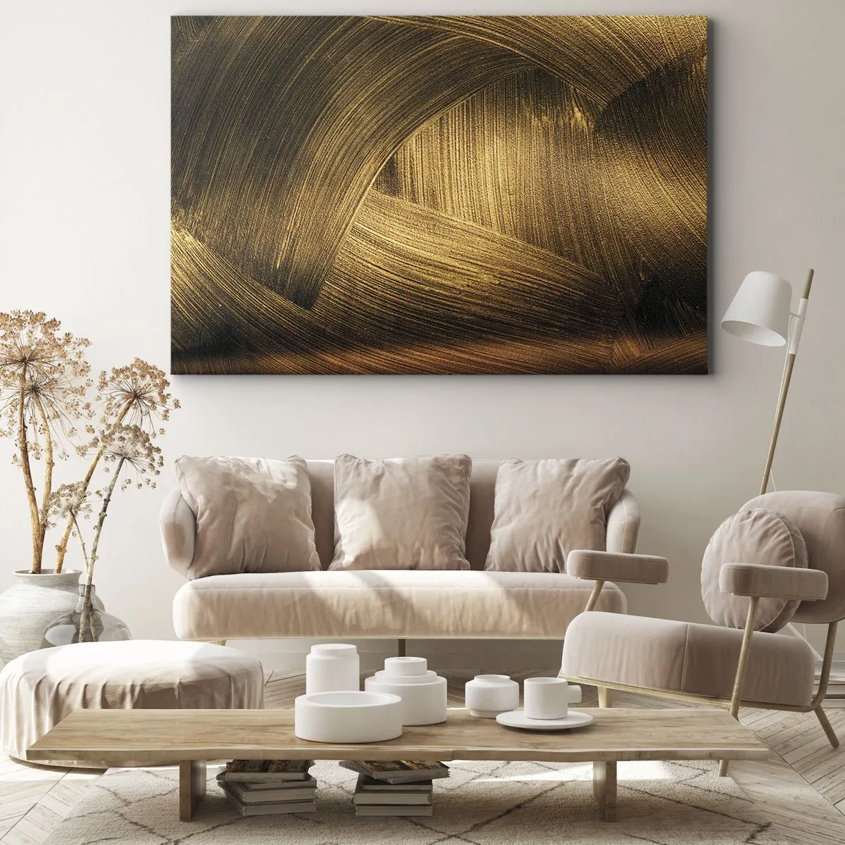 Obraz na plátně - Ve zlatém labyrintu - 120x80 cm