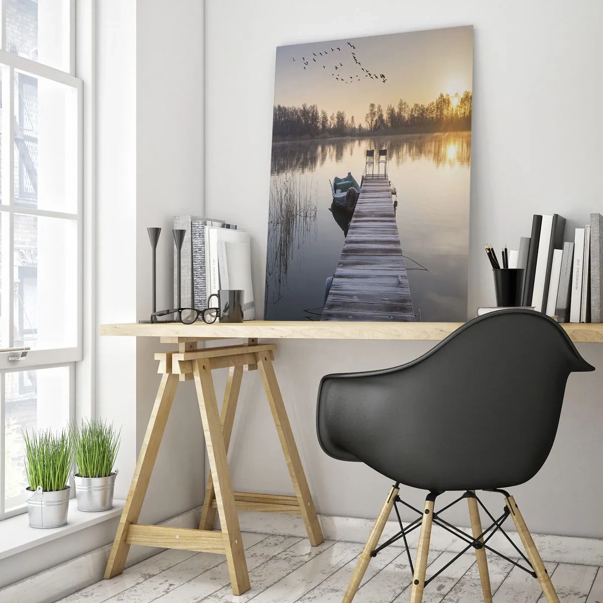 Obraz na skle - Časem se vrátím - 50x70 cm