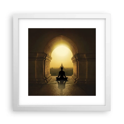 Plakát v bílém rámu - Plná harmonie - 30x30 cm