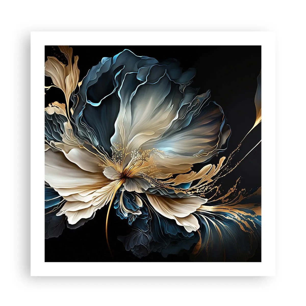 Plakát - Pohádkový květ kapradí - 60x60 cm