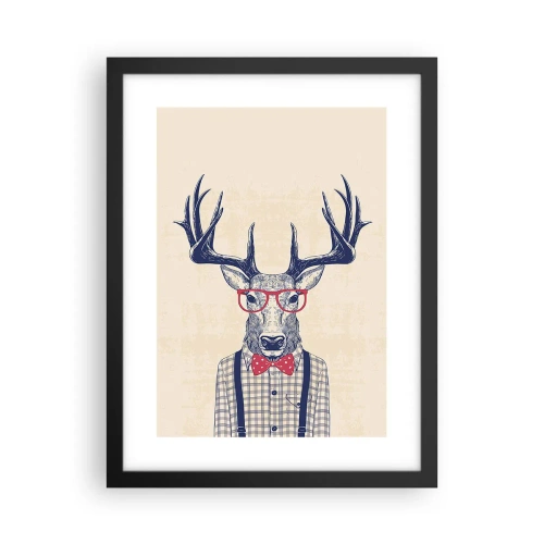 Plakát v černém rámu - Zábavná extravagance - 30x40 cm