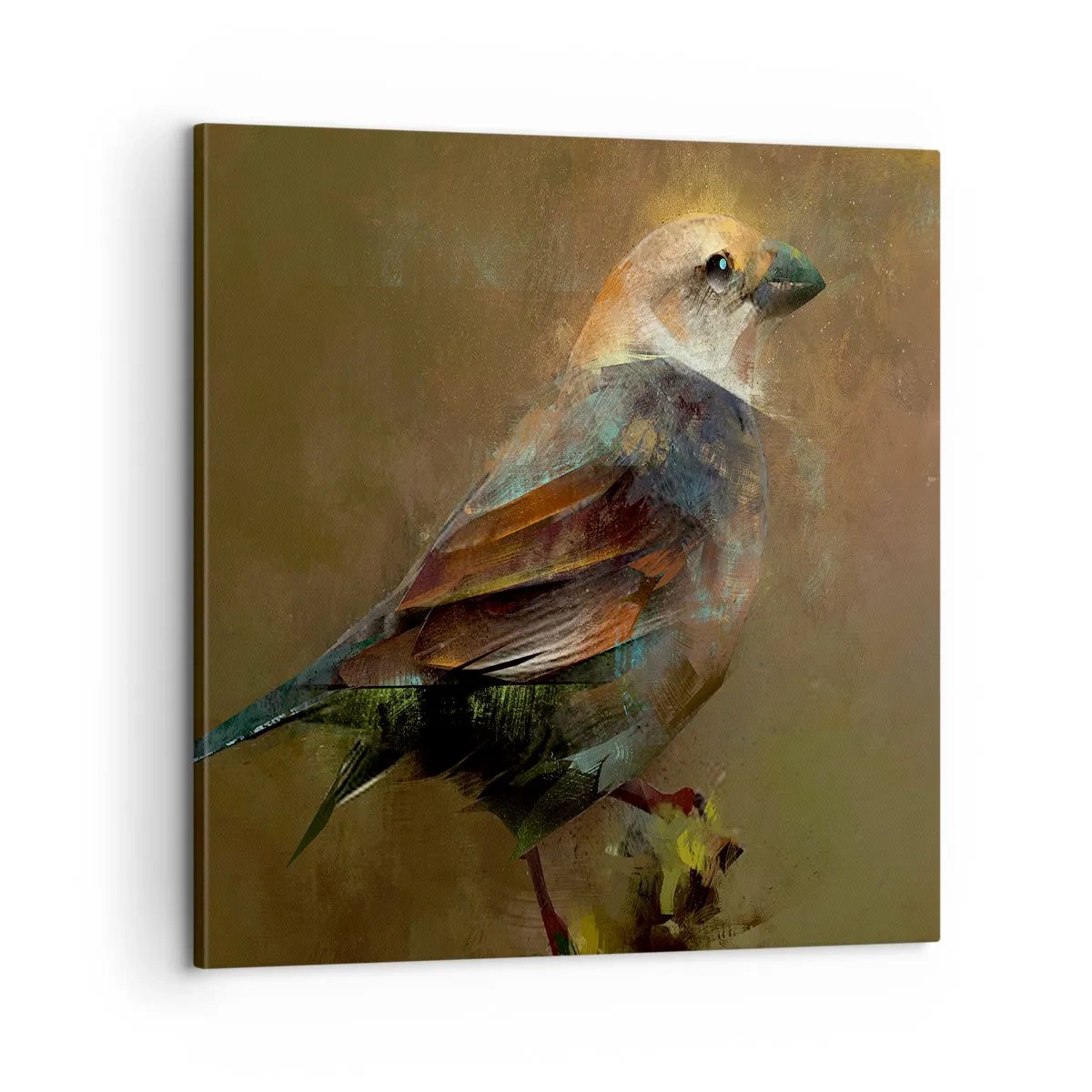 Obraz na plátně - Vrabček, maličký ptáček - 60x60 cm