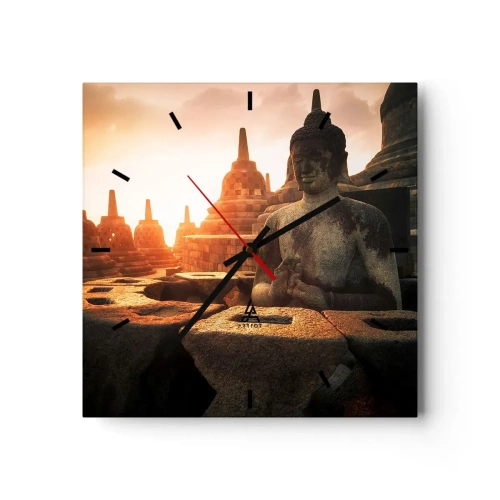 Nástěnné hodiny - Počasí velké moudrosti - 40x40 cm