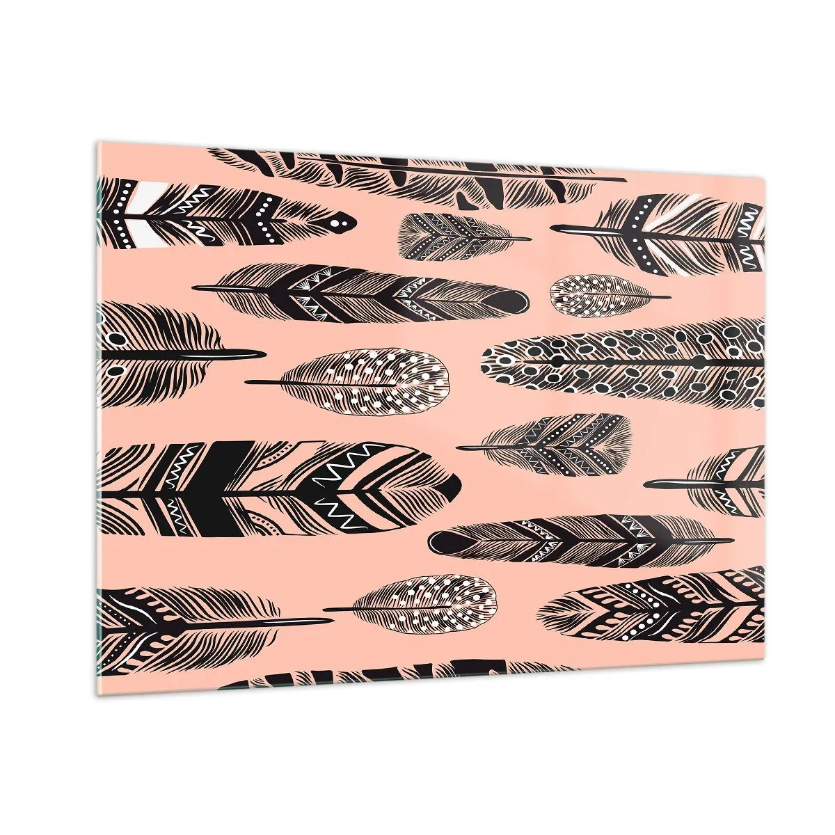 Obraz na skle - Indiánská kolekce - 100x70 cm