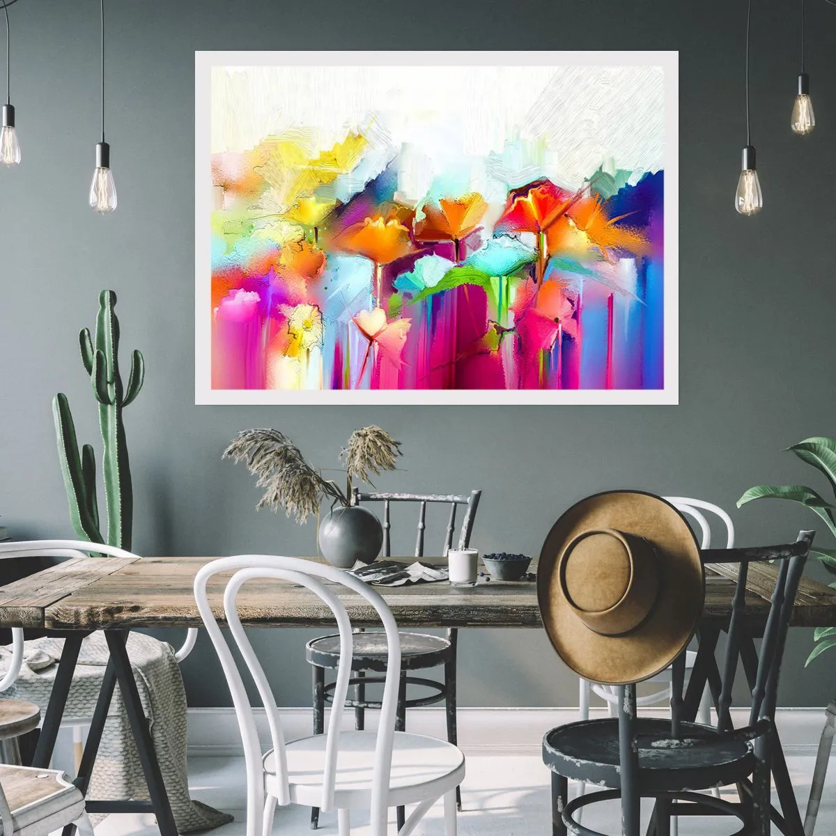 Plakát - Duha rozkvetla - 100x70 cm